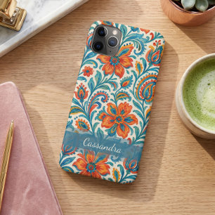 Stylish Ethnic Colorful Paisley Floral Art Pattern iPhone 11 Pro Max Case