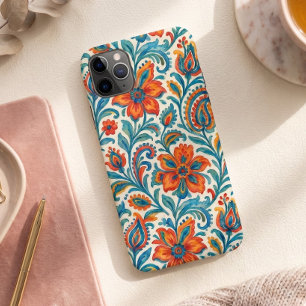 Stylish Ethnic Colorful Paisley Floral Art Pattern iPhone 11 Pro Max Case