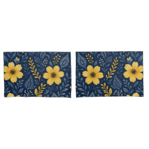 Stylish Ethnic Mediterranean Floral Art Pattern Pillow Case