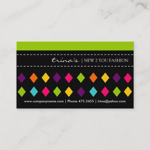 Stylish Fashion Business Cards
