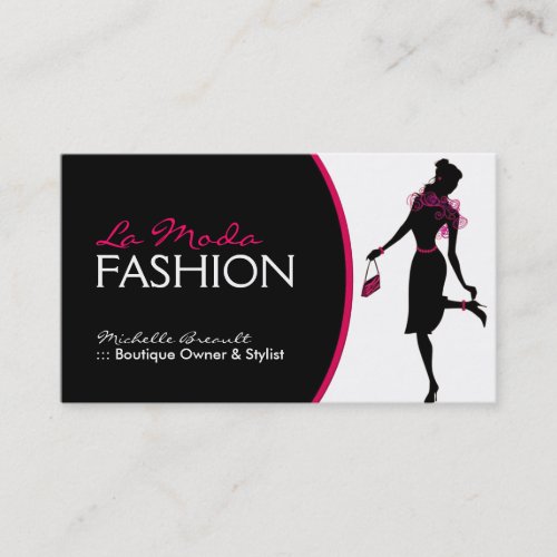Stylish Fashion Designer Business Card