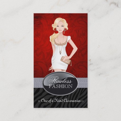 Customizable Stylish Fashion Designer Business Cards