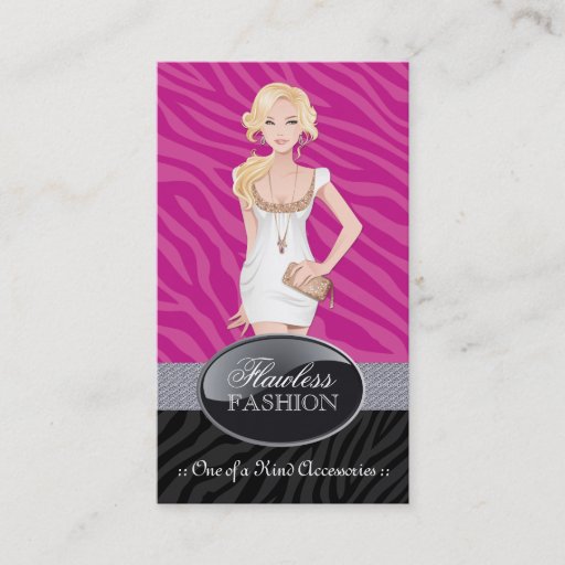 Customizable Stylish Fashion Designer Business Cards