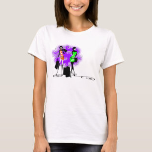 Stylish fashion glam models french T-Shirt