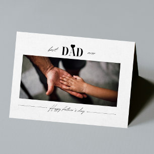 Stylish Father's Day Photo Card