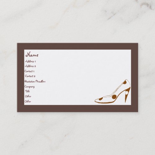 Stylish Feminine Fashion business cards