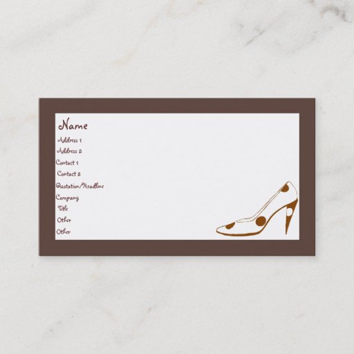 Customizable Stylish Feminine Fashion business cards