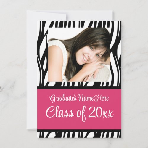 Stylish Feminine Graduation or Party Invite
