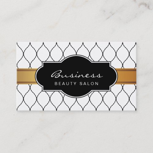 Stylish Fishnet Lace Beauty Salon Appointment Business Card Templates