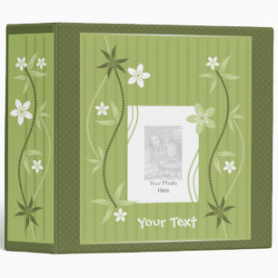Stylish Floral Binder