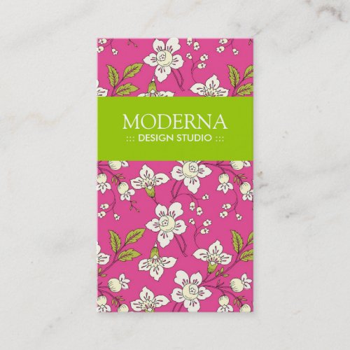 Stylish Floral Business Cards