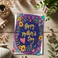 Stylish Floral Happy Mother’s Day  Inspirivity