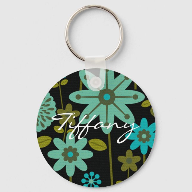 Stylish floral key chain (Front)