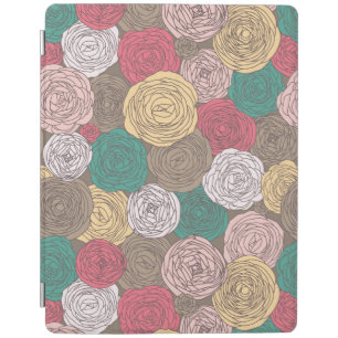 Stylish floral pattern. Bright floral iPad Smart Cover