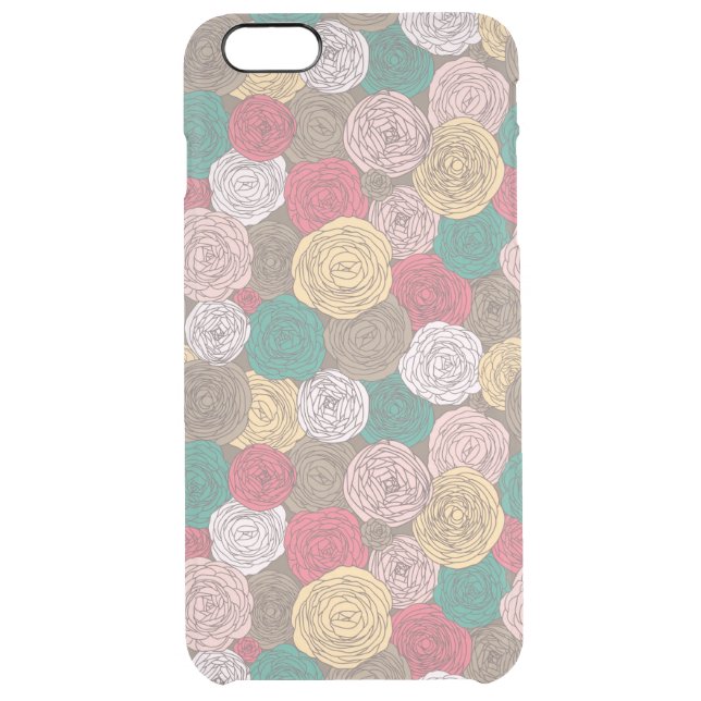 Stylish floral pattern. Bright floral Uncommon iPhone Case (Back)