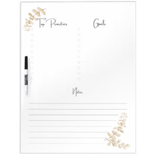 Stylish Floral Vision Board