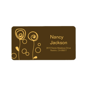 Stylish Flowers - Brown Label
