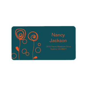 Stylish Flowers - Orange Label