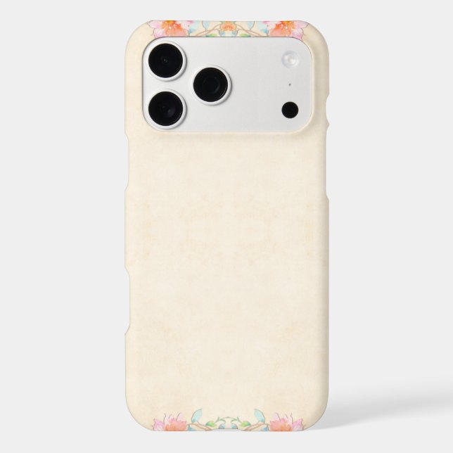 Stylish Flowers Pattern Case-Mate iPhone Case (Back)