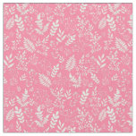 Stylish foliage pink pattern fabric