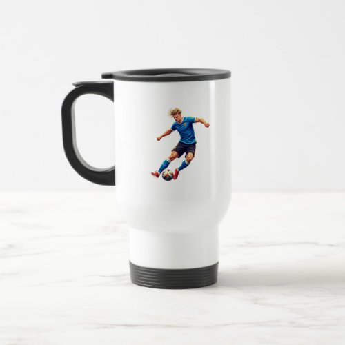 Stylish Football Fan Coffee Tumbler Travel Mug