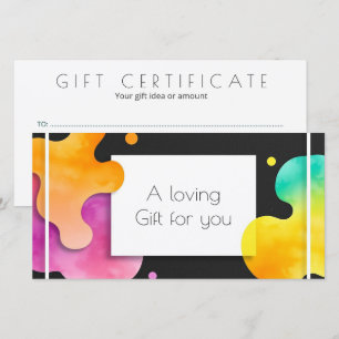Stylish Frame Art - Colored Splashes Waves 3