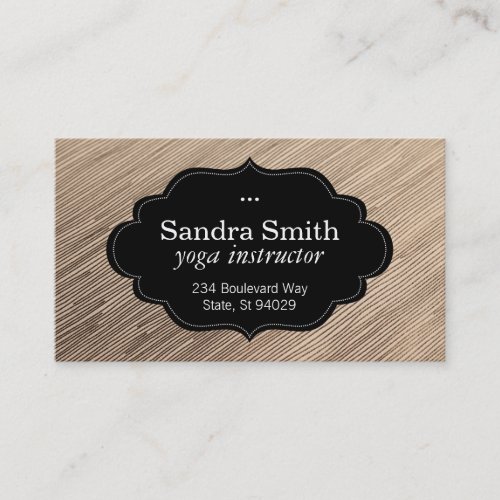 Stylish Frame  Lines Business Card
