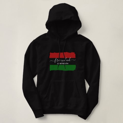 Stylish FREE INDEED Pan African JUNETEENTH Hoodie