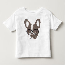 Stylish french bulldog toddler t-shirt