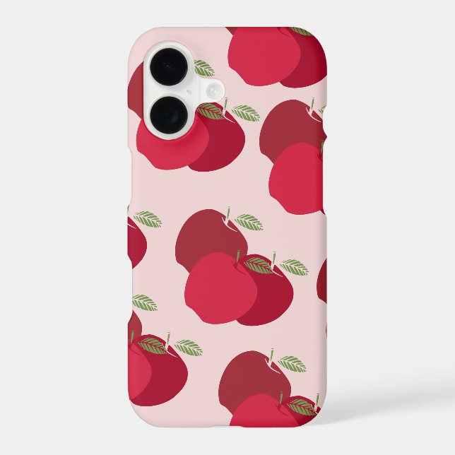 Stylish Fruit-Inspired Apple Case-Mate iPhone Case (Back)