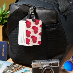 Stylish Fruit-Inspired Apple Luggage Tag