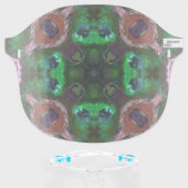 Stylish Full Coverage Face Shield - Customizable (Front w/Glasses)