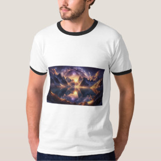 Stylish Full Sleeve Printed Men's T-Shirt - Casual