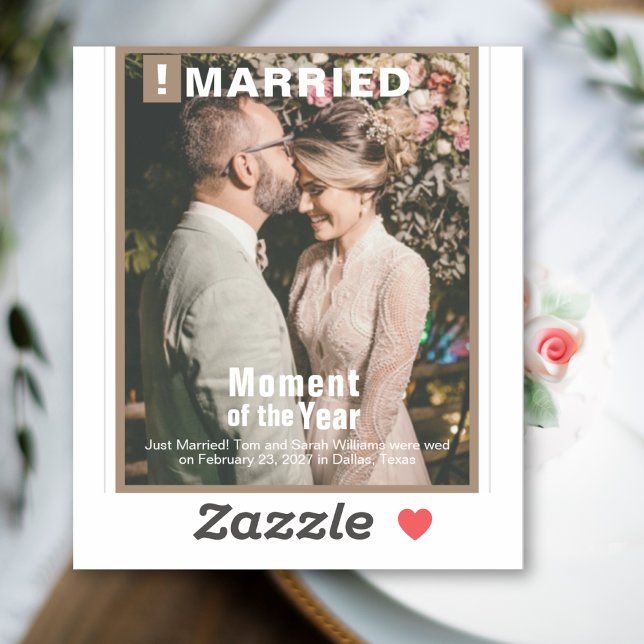 Stylish Fun Add Photo Custom-Cut Vinyl Sticker (Creator Uploaded)