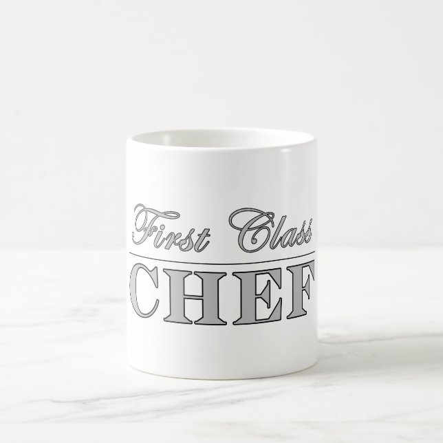 Stylish Fun Chefs : First Class Chef Coffee Mug (Center)