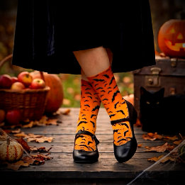 Stylish, Fun & Versatile Spooky Bats Halloween Socks