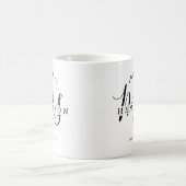Stylish Future Mrs. Engagement  Coffee Mug (Center)