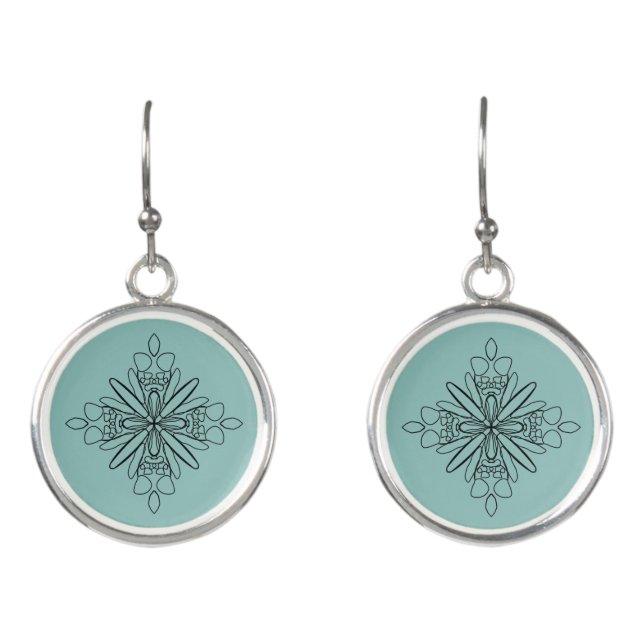 Stylish Geometric Design earrings (Front)