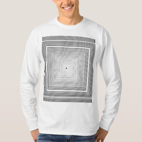 Stylish Geometric Design T_Shirt