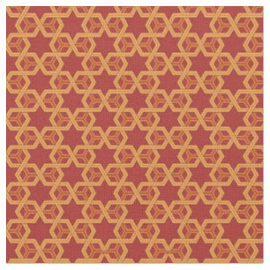 Stylish geometric ornament fabric