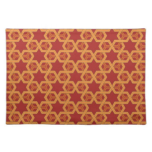 Stylish geometric ornament placemat