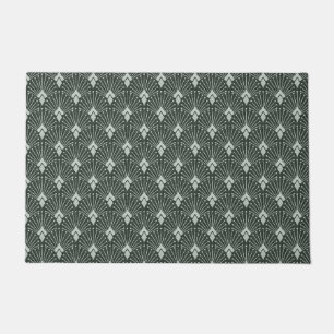 Stylish geometric pattern, art deco.  doormat