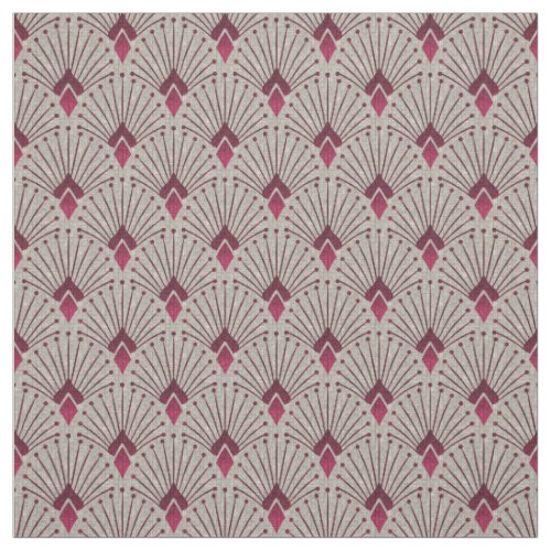 Stylish geometric pattern art deco fabric