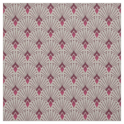 Stylish geometric pattern, art deco. fabric