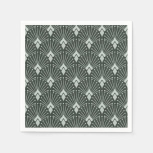 Stylish geometric pattern, art deco. napkins