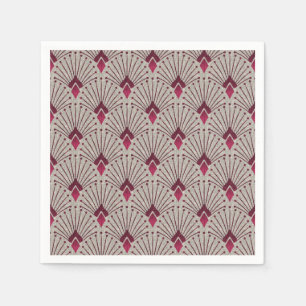 Stylish geometric pattern, art deco. napkins