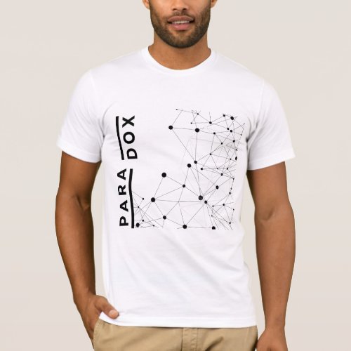 Stylish Geometric Polygon Design with Paradox word T_Shirt