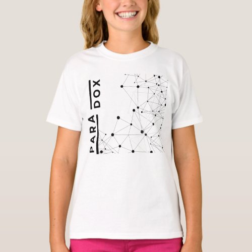 Stylish Geometric Polygon Design with Paradox word T_Shirt