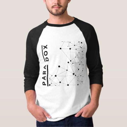 Stylish Geometric Polygon Design with Paradox word T_Shirt