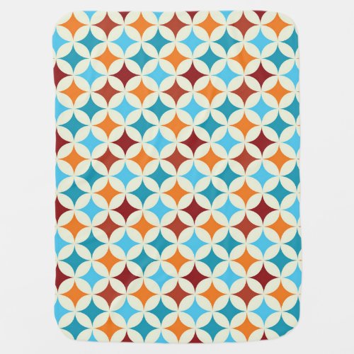 Stylish Geometric Vintage Seamless Pattern Baby Blanket